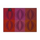 Tischset Kaléidoscope Vision prune 50x36 baumwolle, , hi-res image number 0