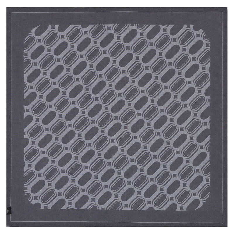 Serviette Twist Grey 49x49 baumwolle, , hi-res image number 0