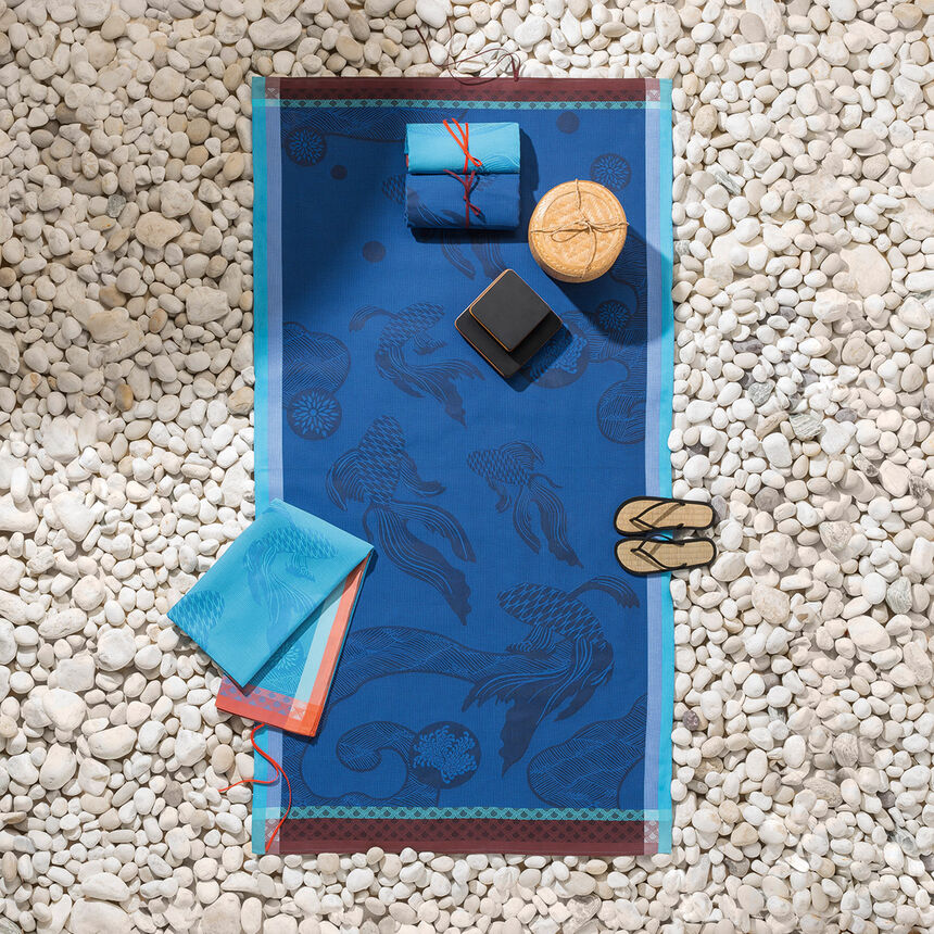 Strandtuch Oc&eacute;anique Abysse 100x200 baumwolle, , hi-res image number 0