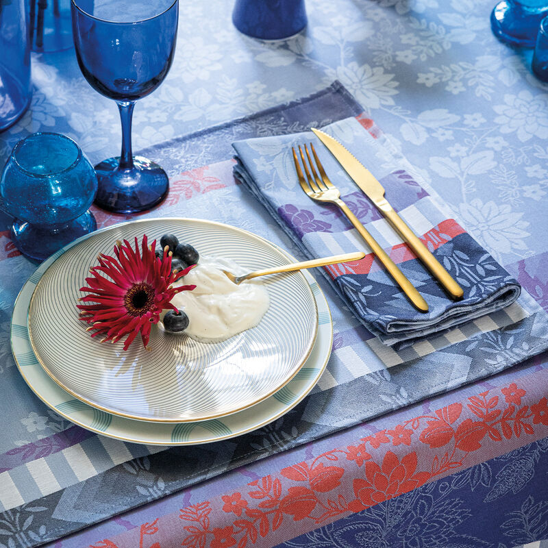 Serviette Gipsy Azur 50x50 100% baumwolle, , hi-res image number 0