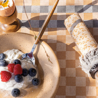 Beschichtete Tischset Champêtre Baumwolle