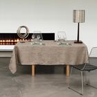 Tischdecke Tivoli Poivre gris 175x175 leinen, , hi-res image number 1