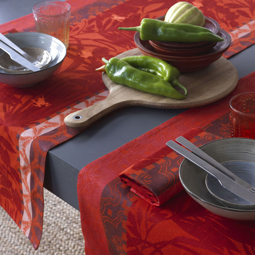 Beschichtete Tischl&auml;ufer Bahia Sunset 50x150 Baumwolle / Polyester, , hi-res image number 0