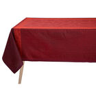 Tischdecke Ottomane Burgundy 175x175 leinen, , hi-res image number 2