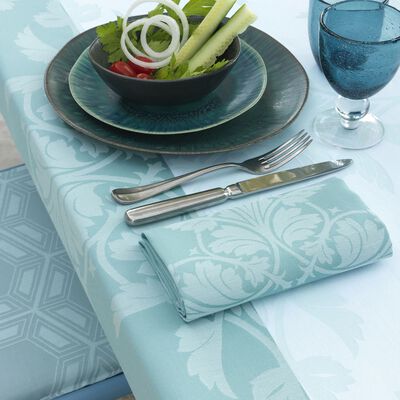 Stuhlkissen Syracuse Aqua 40x40 Acryl