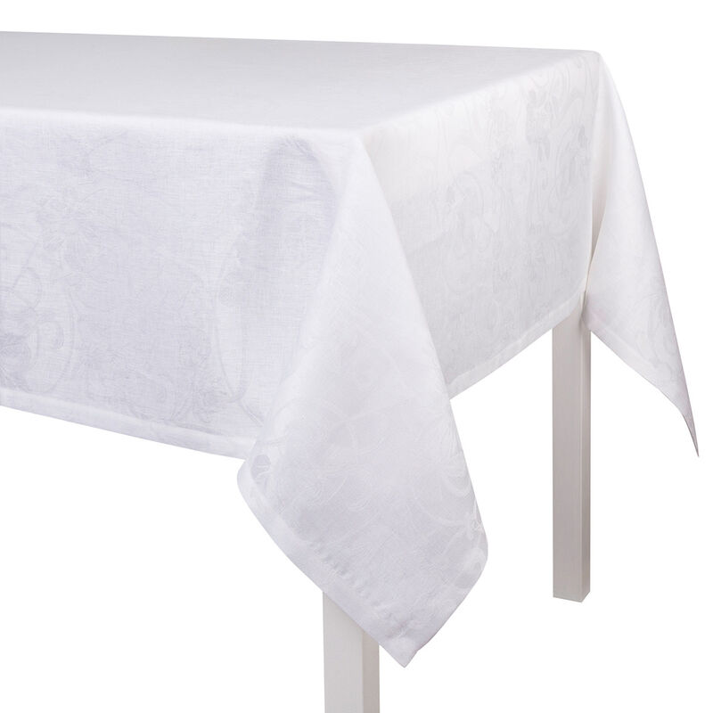 Tischdecke Tivoli Blanc Ø175 leinen, , hi-res