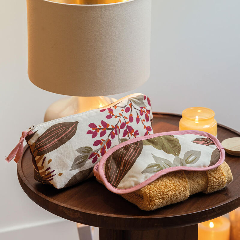 Schlafmaske Panache de fleurs Miel Einheitsgrösse 100% baumwolle, , hi-res