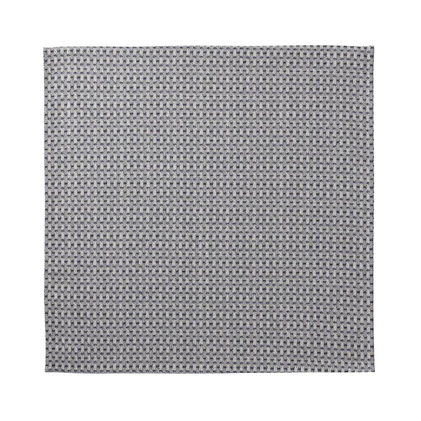 Serviette Empreintes Tissage Cobalt 50x50 100% baumwolle, , hi-res image number 0