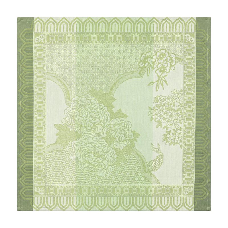 Serviette Promenade Imp&eacute;riale Jade 50x50 baumwolle, , hi-res image number 1
