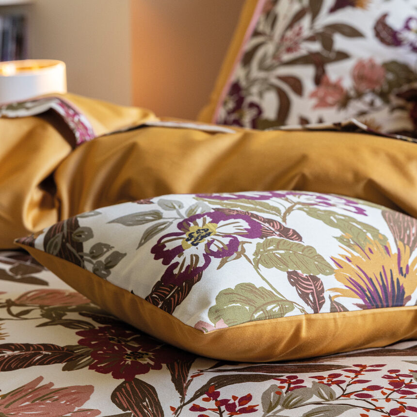 Kopfkissenbezug Panache de fleurs  Miel 40X80 100% baumwolle, , hi-res image number 4