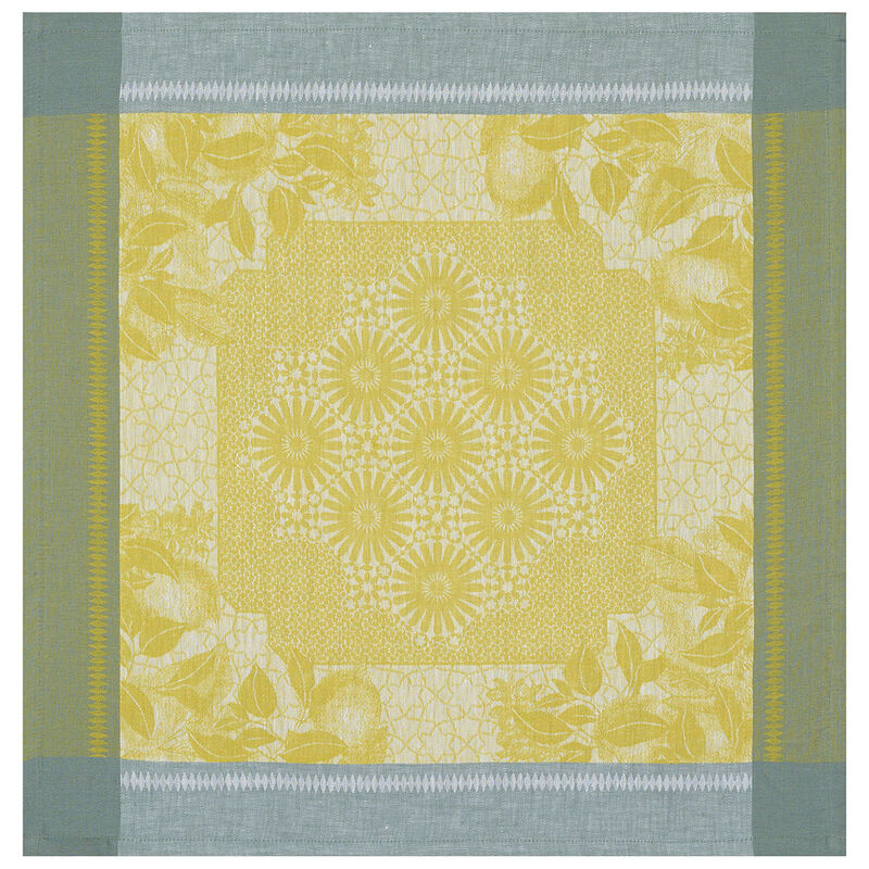 Serviette Jardin d'orient Cedrat 58x58 leinen, , hi-res