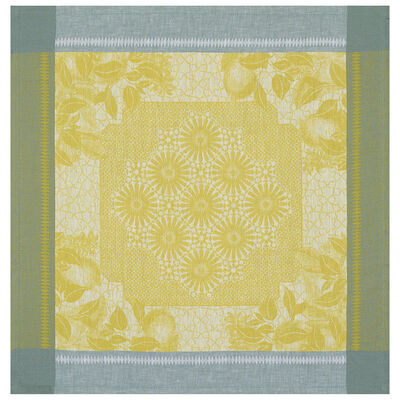 Serviette Jardin d'orient Cedrat 58x58 leinen,  Serviette Jardin d'orient Cedrat 58x58 leinen