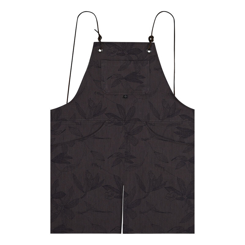 Schürze Slow life maxi Carbone Einer Grösse 89% baumwolle / 11% leinen, , hi-res image number 0