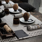 Tischdecke Empreintes Charbon 150x150 100% baumwolle, , hi-res image number 3