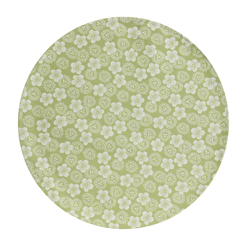 Beschichtete Tischset Wagara beschichtet C&eacute;ladon &Oslash;38 100% baumwolle, , hi-res image number 1