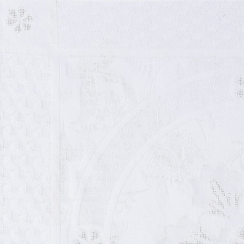 Serviette Duchesse Blanc 58x58 baumwolle, , hi-res image number 0