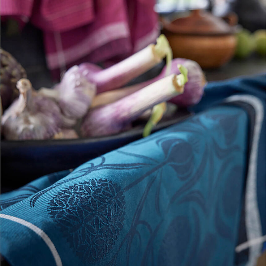 Geschirrtuch L'ail Bleu 60x80 100% baumwolle, , hi-res image number 2