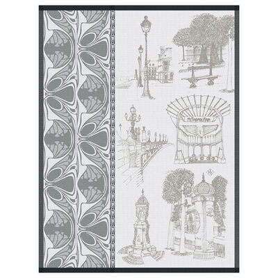 Geschirrtuch Carnet de Paris Baumwolle,  Geschirrtuch Carnet de Paris Baumwolle