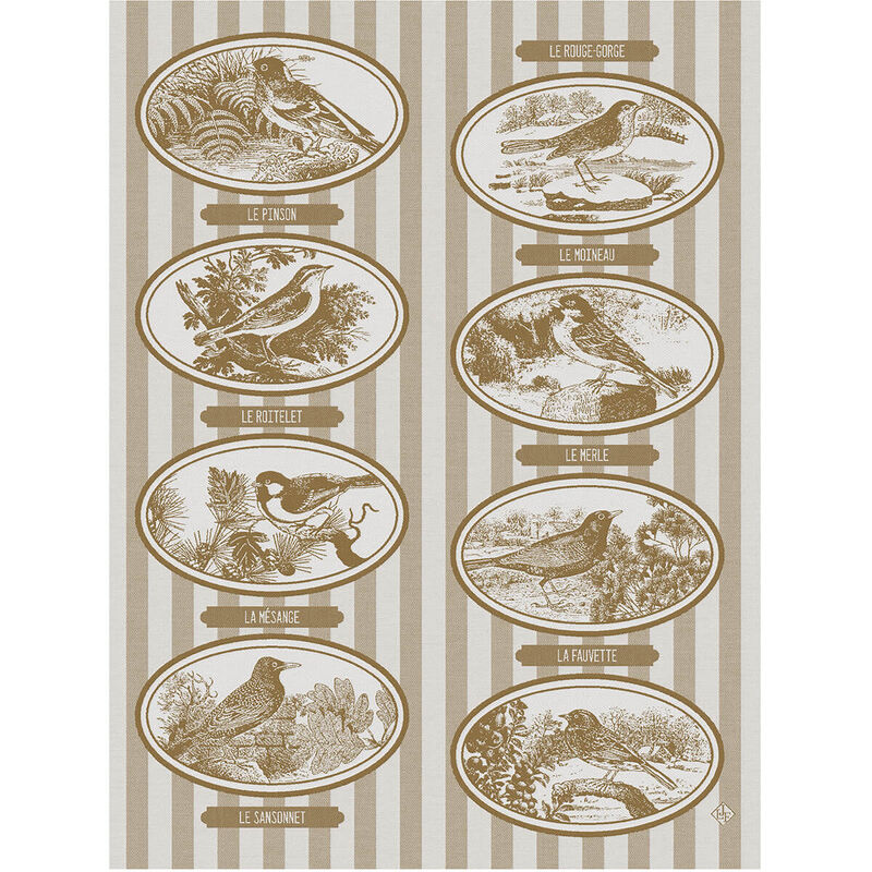 Geschirrtuch Mélodies Mousse 60x80 100% baumwolle, , hi-res image number 0