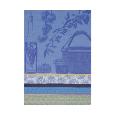 Geschirrtuch Saveurs de Provence Bleu lavande 60x80 baumwolle