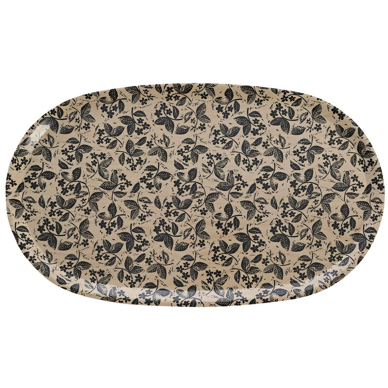 Das Tablett Slow Life Carbone oval55x32 Holz / 100% Birke
, , hi-res image number 0