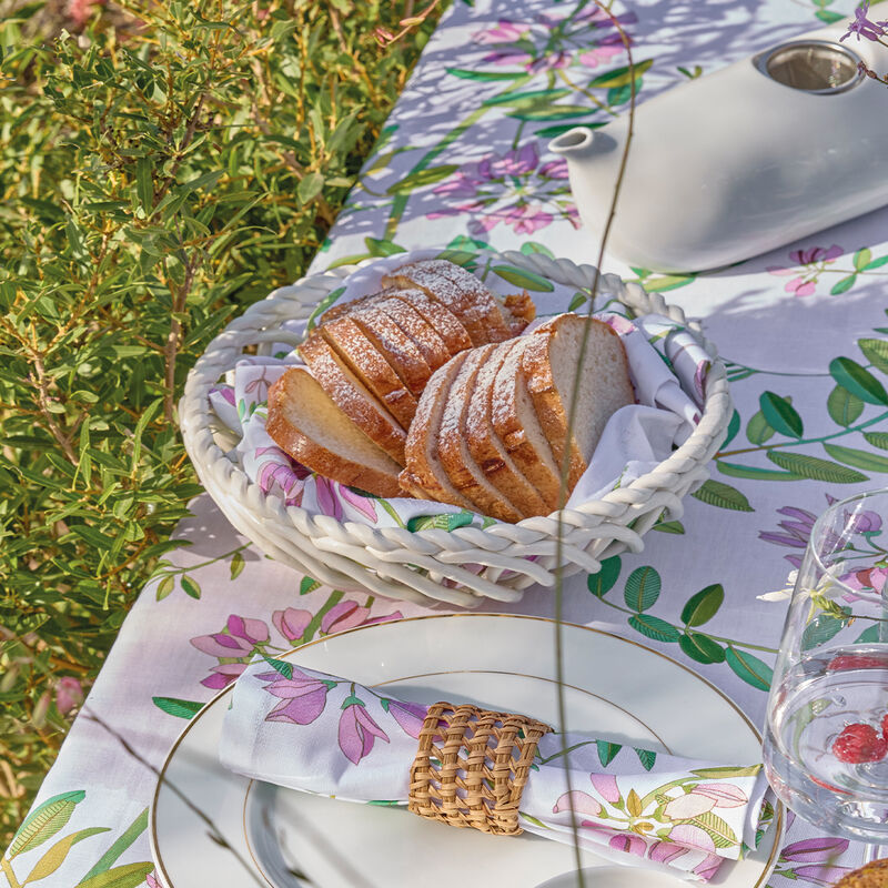 Serviette Pois de senteur Floral 45x45 50% Baumwolle - 50% Leinen, , hi-res image number 1