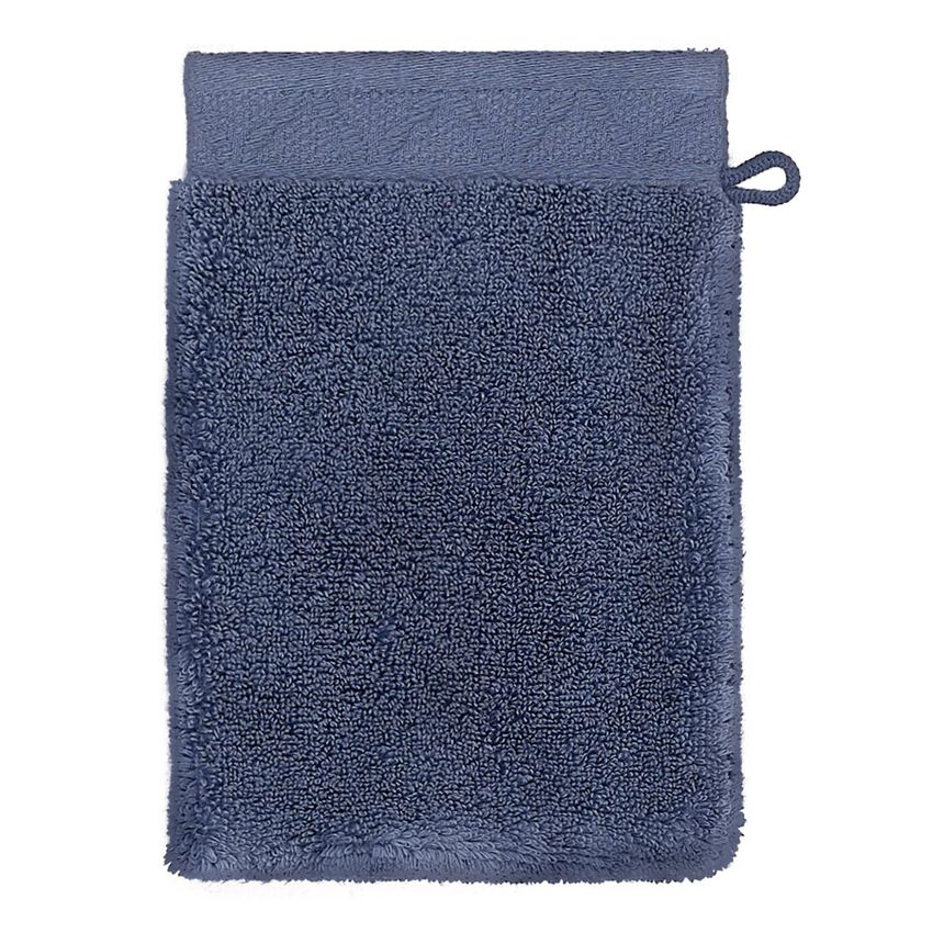 Waschhandschuh Caresse Bleu orient 15x22 Baumwolle, , hi-res image number 0
