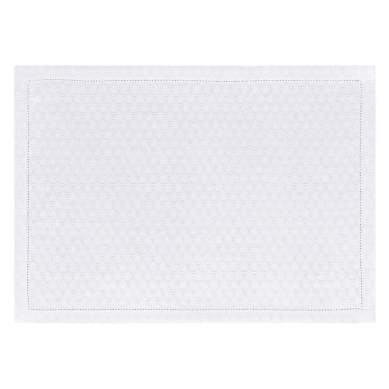 Tischset Portofino Géo Bianco 50x36 leinen, , hi-res