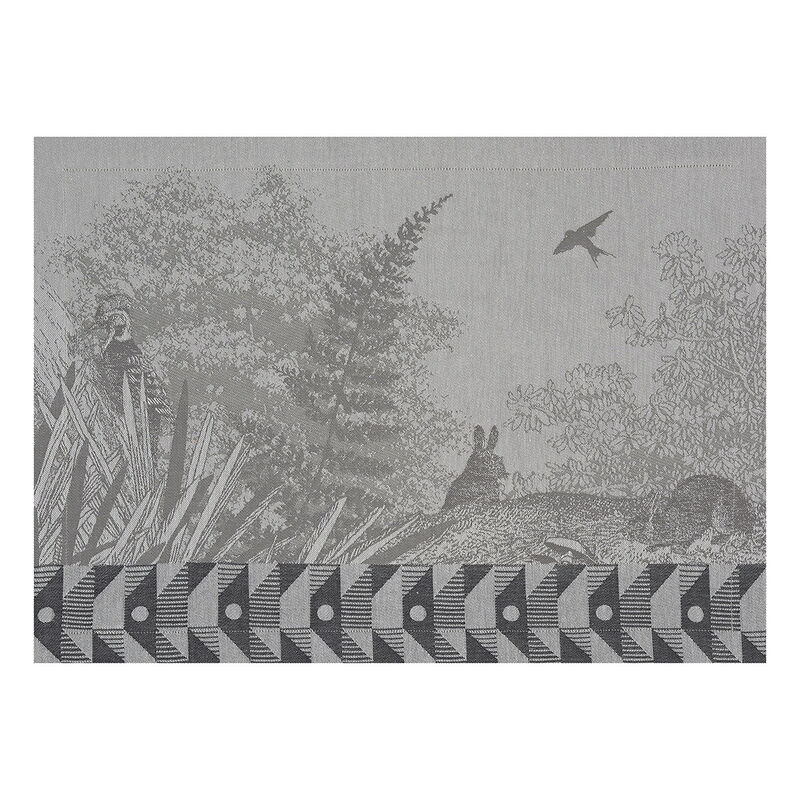 Tischset Forêt enchantée Argent 50x36 baumwolle, , hi-res image number 1