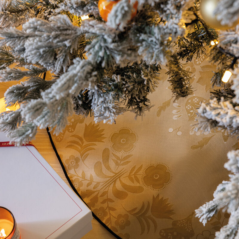 Weihnachtsbaummatte Féerie Pain d'épices Ø110 100% baumwolle, , hi-res image number 0