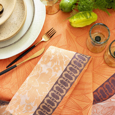 Serviette Escapade Tropicale Leinen