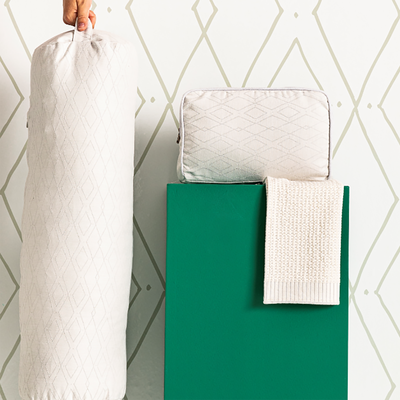 Sport Kulturbeutel Shala beige Baumwolle