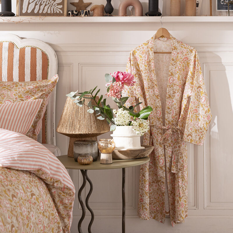 Kimono Bohème Beige XS/S 50% Baumwolle - 50% Leinen, , hi-res