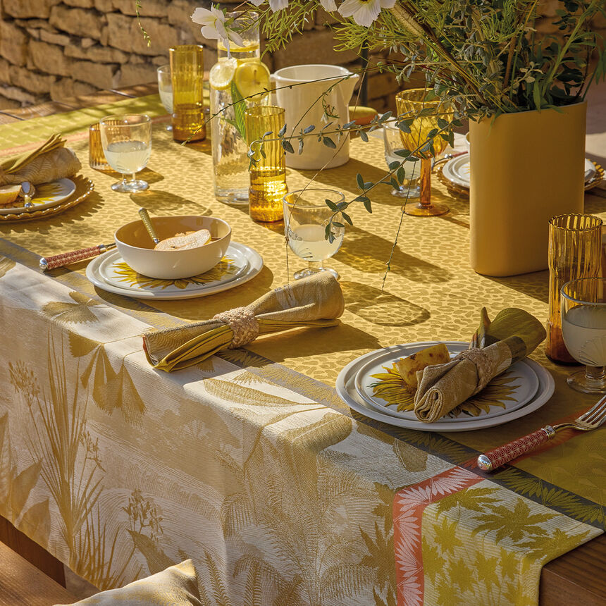 Tischdecke Sinhar&acirc;ja Fauve 175x175 100% baumwolle, , hi-res image number 2