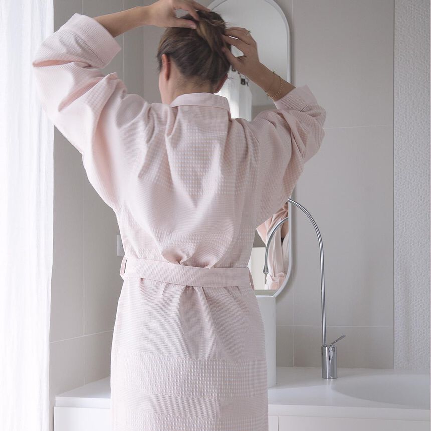 Bademantel Volupt&eacute; Rose poupee Small baumwolle, , hi-res image number 0