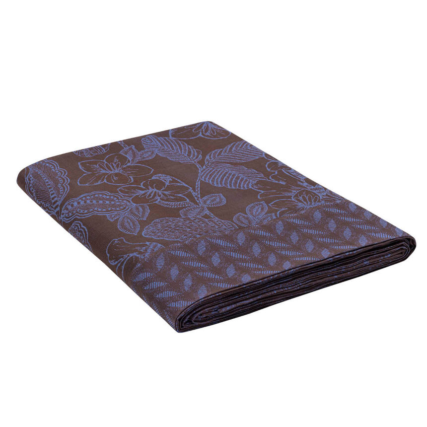 Bettlaken Sulawesi Terre Indigo 190X290 baumwolle, , hi-res image number 2