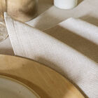 Serviette Slow Life re-use Bois 44x48 52% Baumwolle, 45% Recyceltes Polyester, 3% Andere Fasern, , hi-res image number 1
