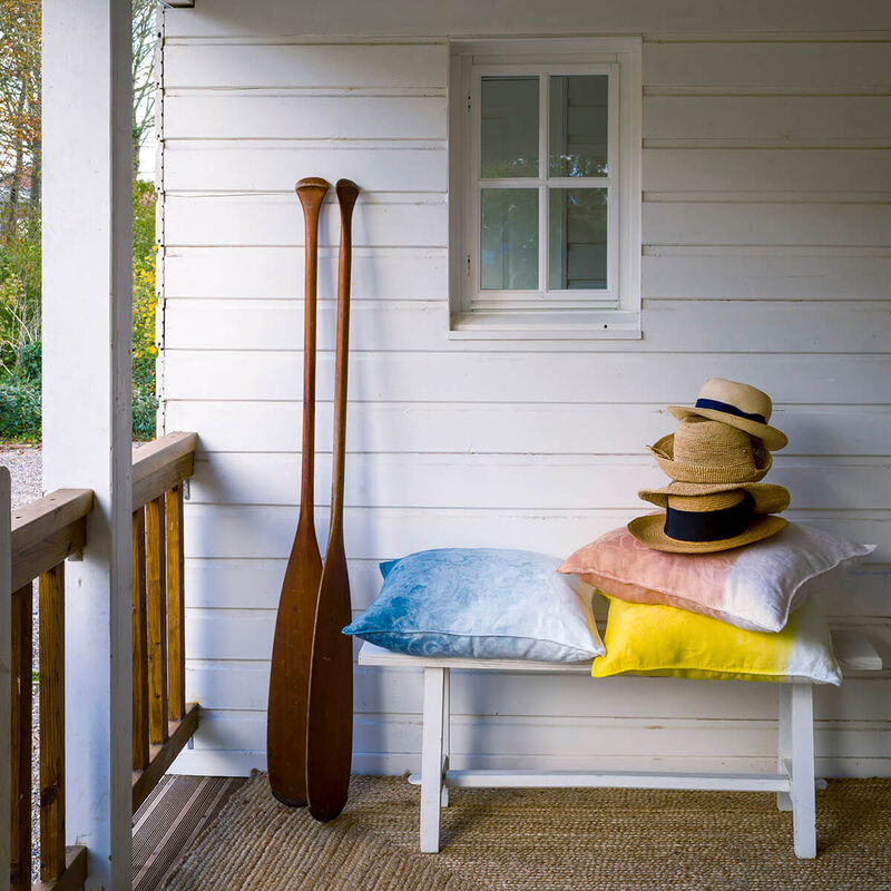 Kissenbezug Tivoli Solveig Eau 60x60 leinen, , hi-res image number 0