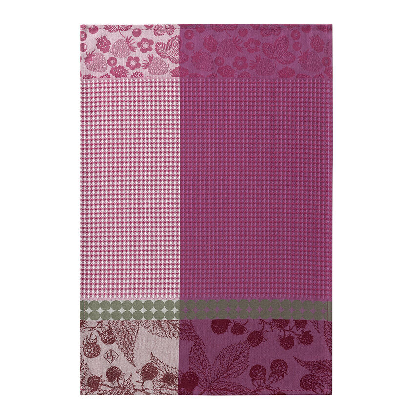 K&uuml;chenhandtuch Cueillette d'&eacute;t&eacute; Framboise 54x38 100% baumwolle, , hi-res image number 0