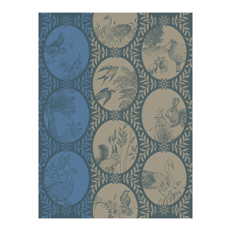 Geschirrtuch Joséphine Myosotis 60x80 baumwolle, , hi-res image number 0