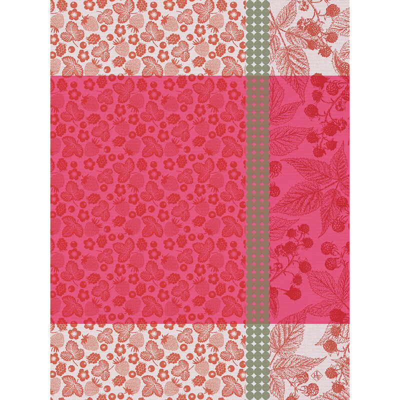 Geschirrtuch Cueillette d'été Fraise 60x80 100% baumwolle, , hi-res image number 0