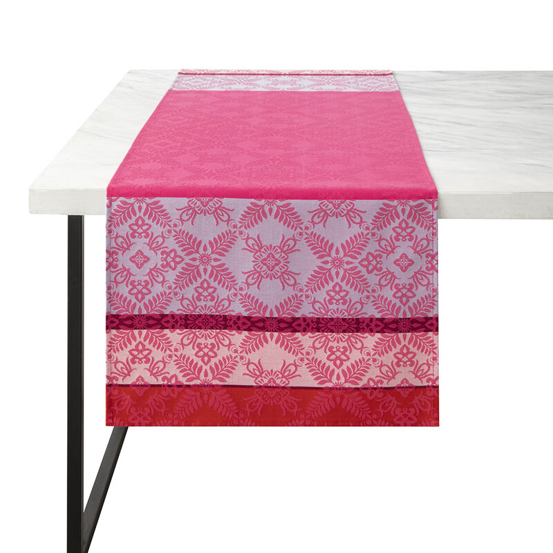 Tischläufer Mumbai Fuchsia 50x150 100% baumwolle, , hi-res