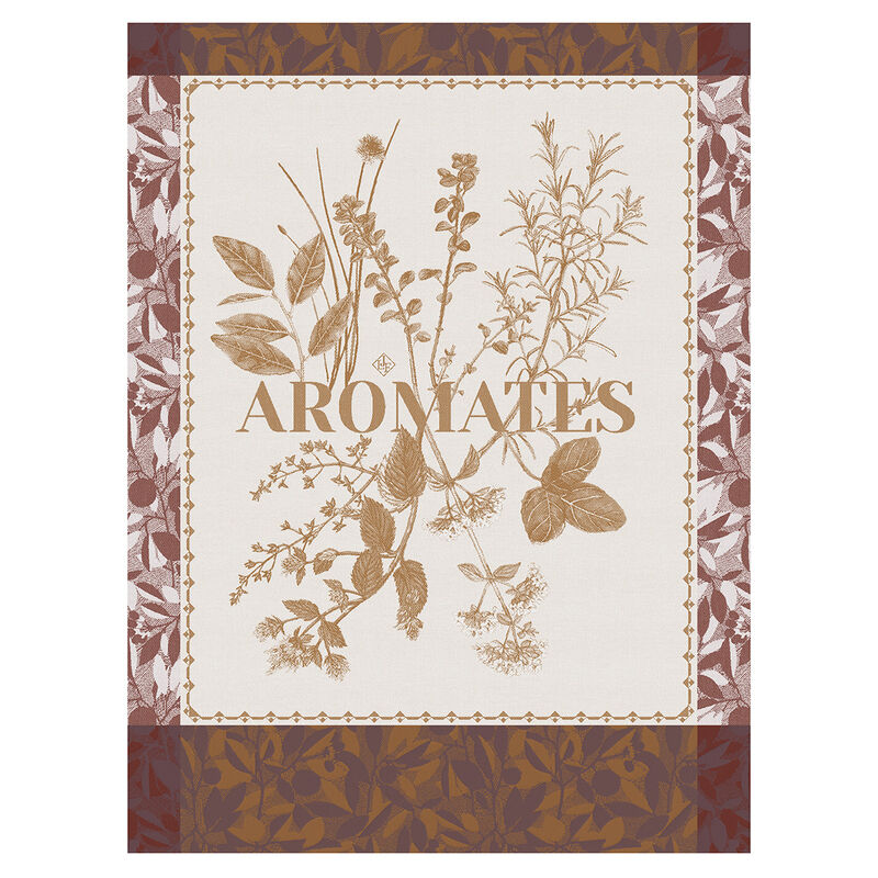 Geschirrtuch Épices & Aromates Cannelle 60x80 100% baumwolle, , hi-res image number 0