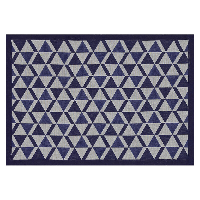 Beschichtete Tischset Bistro marcel Indigo 50x36 baumwolle, , hi-res image number 1