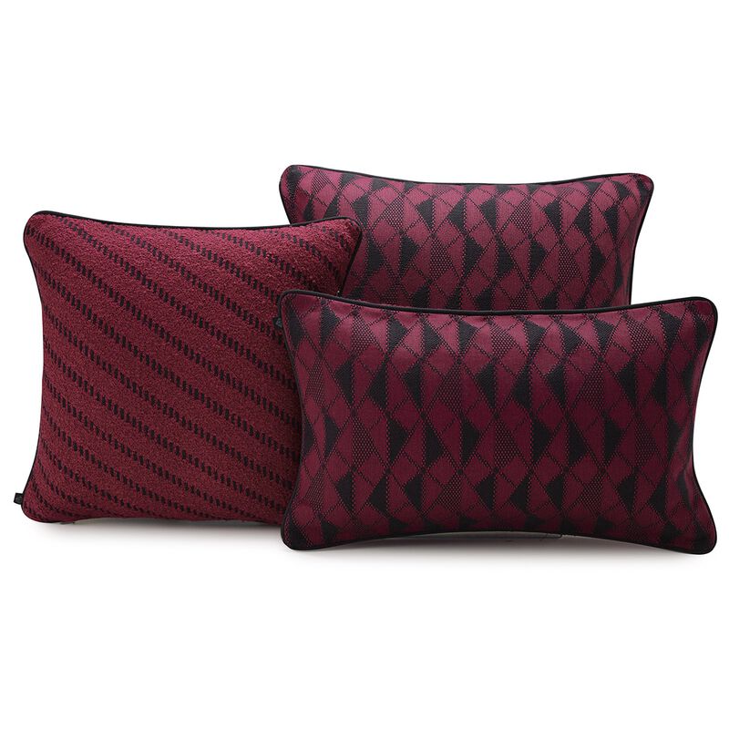 Kissenbezug Prisme Prune 40x40 93% Baumwolle/ 7% Polyester, , hi-res image number 2