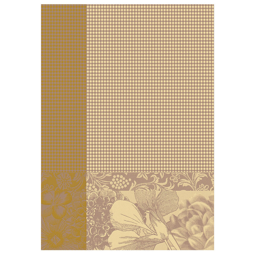 K&uuml;chenhandtuch Fleurs &agrave; croquer Capucine 54x38 100% baumwolle, , hi-res image number 0