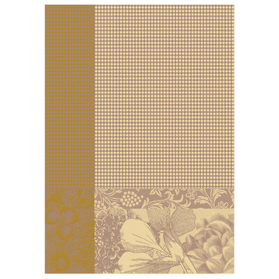 Küchenhandtuch Fleurs à croquer Capucine 54x38 100% baumwolle,  Küchenhandtuch Fleurs à croquer Capucine 54x38 100% baumwolle