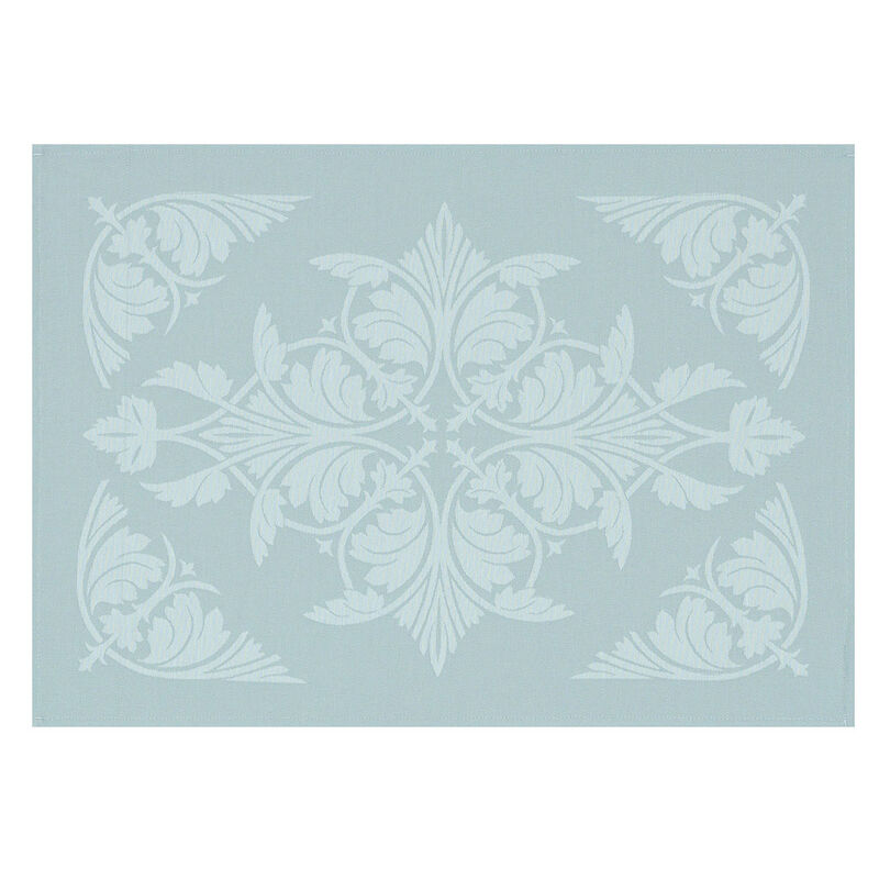 Beschichtete Tischset Syracuse Aqua 50x36 baumwolle, , hi-res