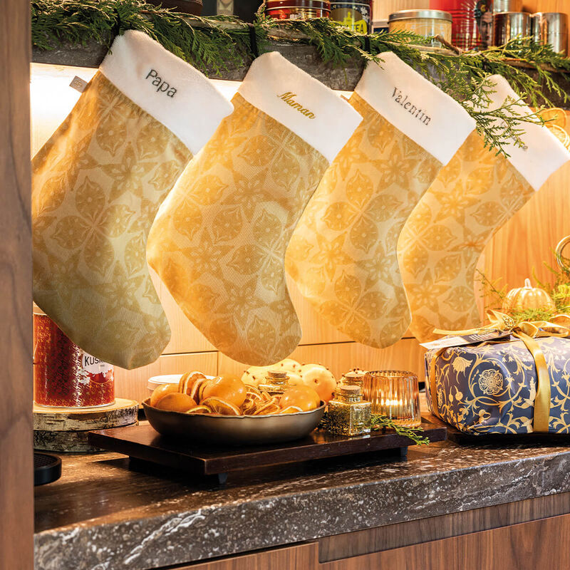 Weihnachtsstrumpf Féerie Pain d'épices Einheitsgrösse 100% baumwolle, , hi-res image number 0