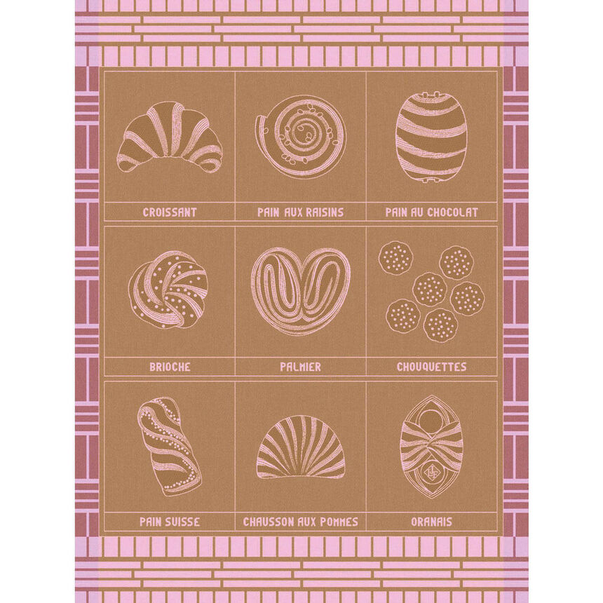 Geschirrtuch Haute viennoiserie Praline 60x80 baumwolle, , hi-res image number 0